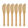 Messen bamboe - 16 cm - set van 6