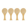 Lepel bamboe rond - 9 cm