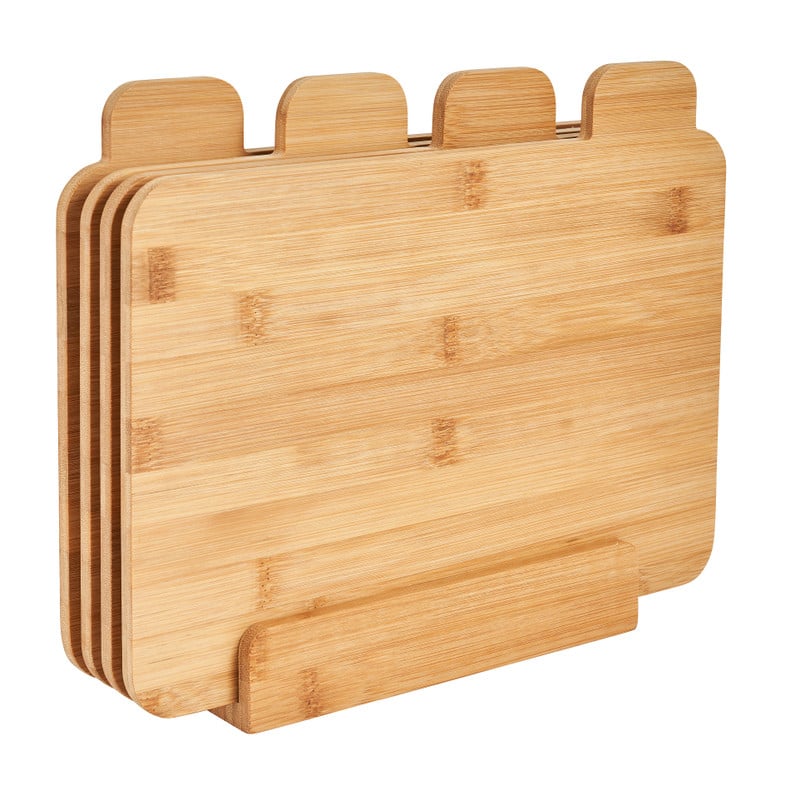 Standaard met 4 snijplanken - 30x7.6x24 cm