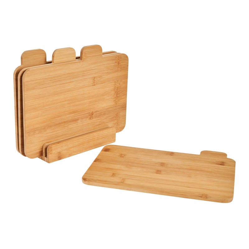 Standaard met 4 snijplanken - 30x7.6x24 cm