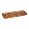 3-vaks acacia tray - 32.5x13.5 cm