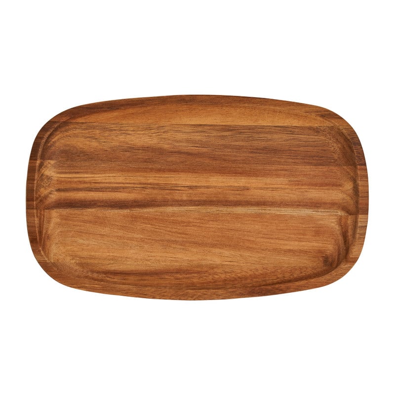 Schaal acaciahout - 24x14.5x2 cm