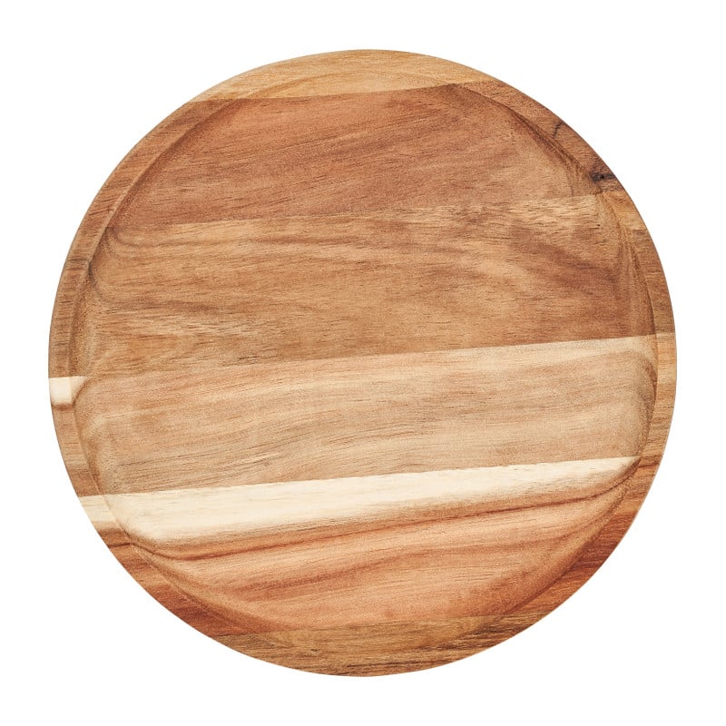 Acacia tray rond - ø20 cm