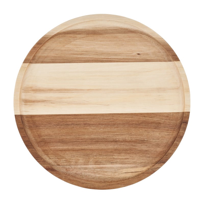 Acacia tray rond - ø28 cm
