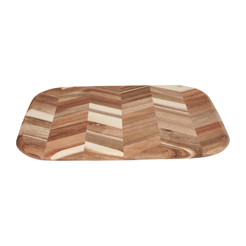 Borrelplank Acacia visgraat - 36.8x31.8 cm