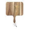 Borrelplank acacia met handvat - 34x29 cm