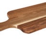 Borrelplank acacia met handvat - 70x19x1.5 cm