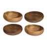 Acacia sausschaaltje - 10 cm - set van 4
