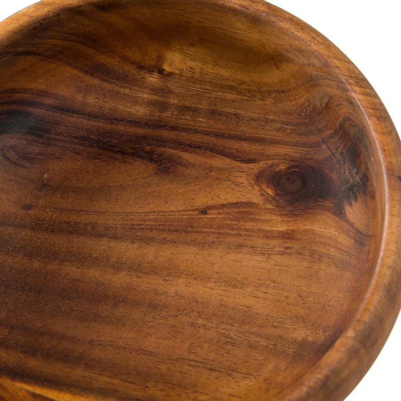 Schaaltjes acacia - 12 cm - set van 4 