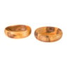 Schaaltjes acacia - 14 cm - set van 2 