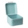 Bewaarblik retro - 20x20 cm - blauw