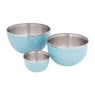 Schalen retro - blauw - set van 3