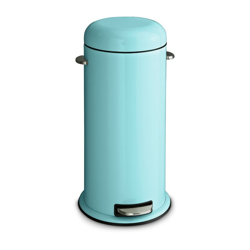 Pedaalemmer retro - 30 liter - blauw