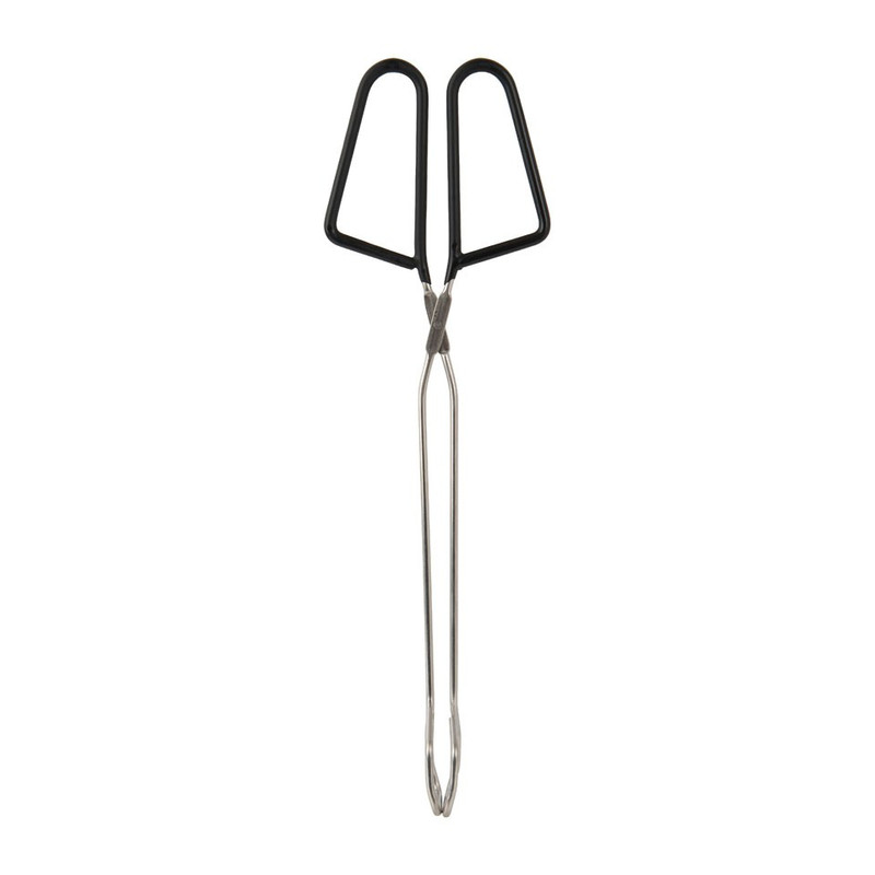 Snack- en barbecue tang - zwart