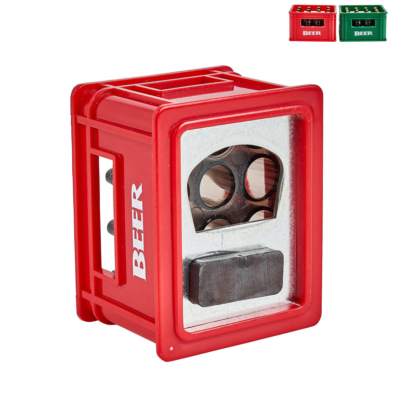 Flessenopener bierkrat  - diverse kleuren 