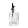 Olie- en azijnfles rechthoekig - glas - 19.5x8x5.5 cm - 290 ml