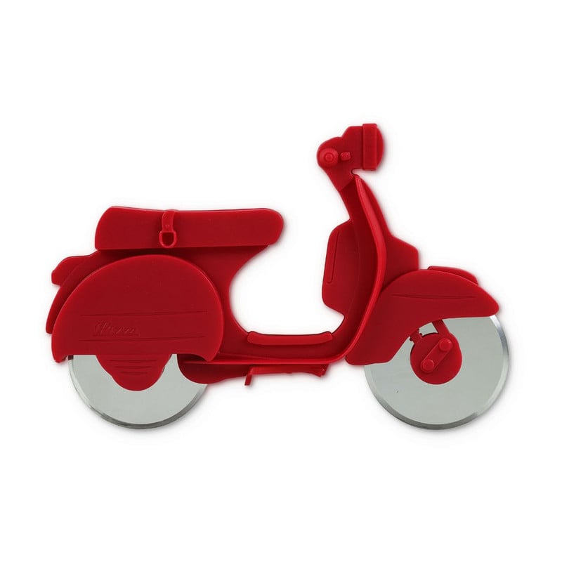 Pizzasnijder scooter - rood