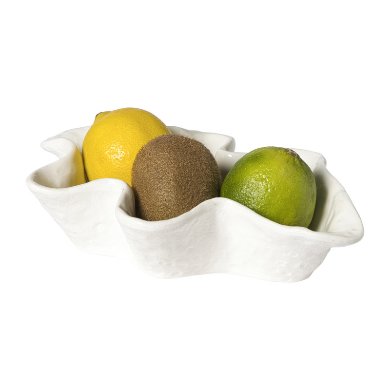 Fruitschaal Cora - wit -4.3x22.3x15 cm