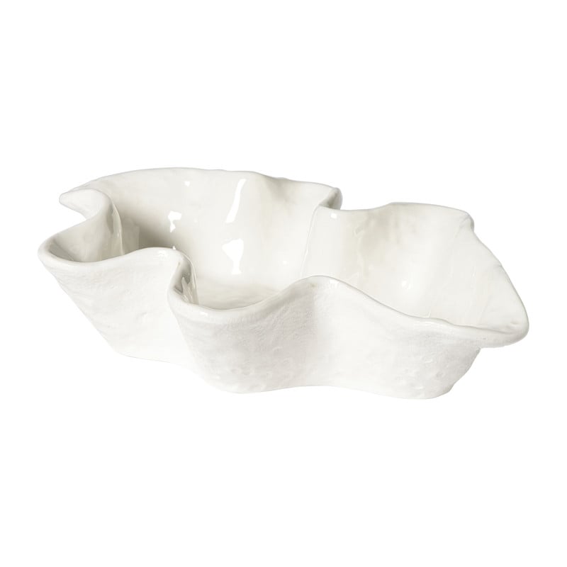 Fruitschaal Cora - wit -4.3x22.3x15 cm