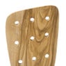 Spatel curved olijfhout - bruin - 30 cm