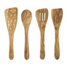 Spatel olijfhout - bruin - 30 cm