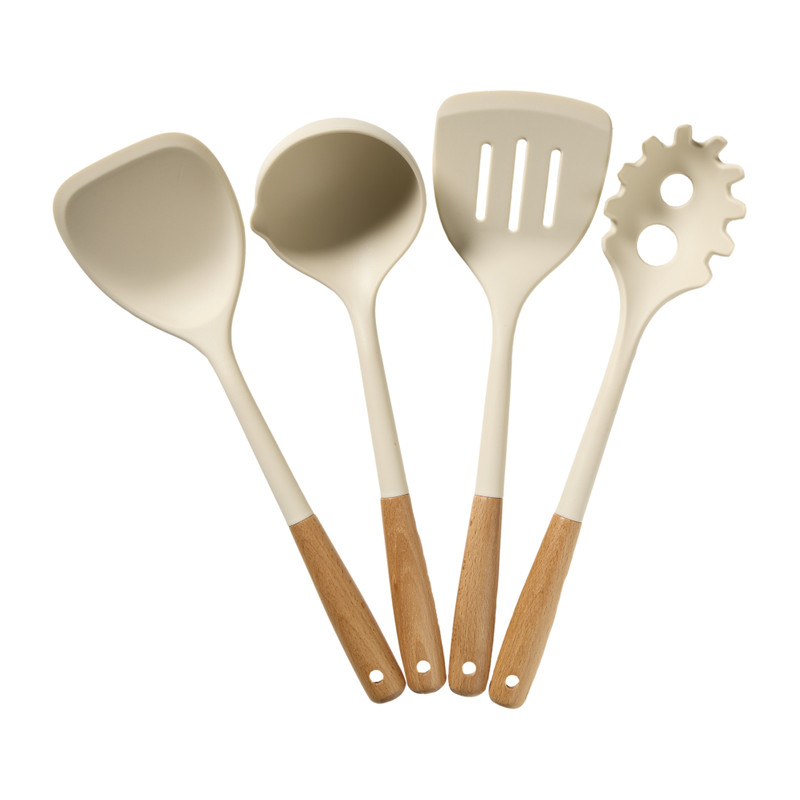 Spaghetti lepel - wit - 34 cm