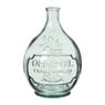 Olijfoliefles van gerecycled glas - transparant - 12.5x12.5x24 cm