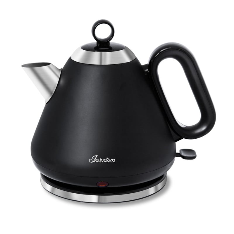 Retro waterkoker 1,7l - zwart - 27x27x24.8 cm