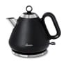 Retro waterkoker 1,7l - zwart - 27x27x24.8 cm