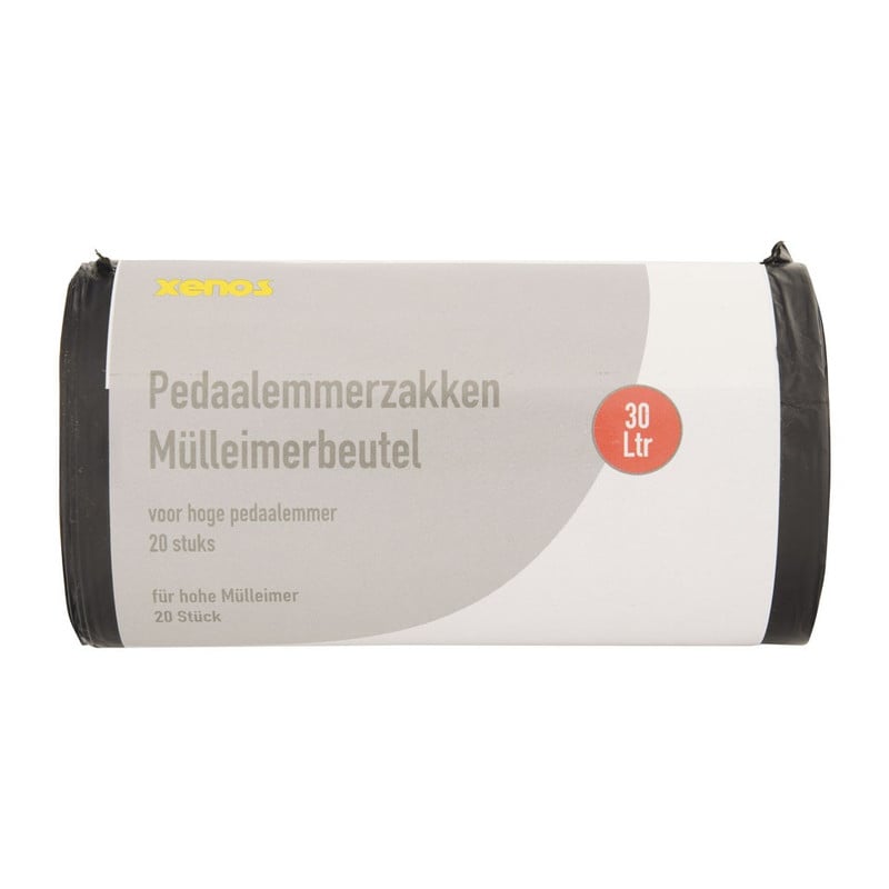 Pedaalemmerzakken - 30 liter - set van 20 