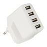 USB lichtnetadapter - 4 usb poorten