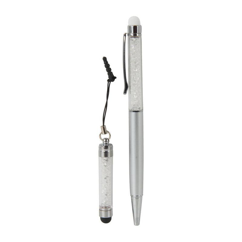Stylus pen met mini stylus pen - glitter