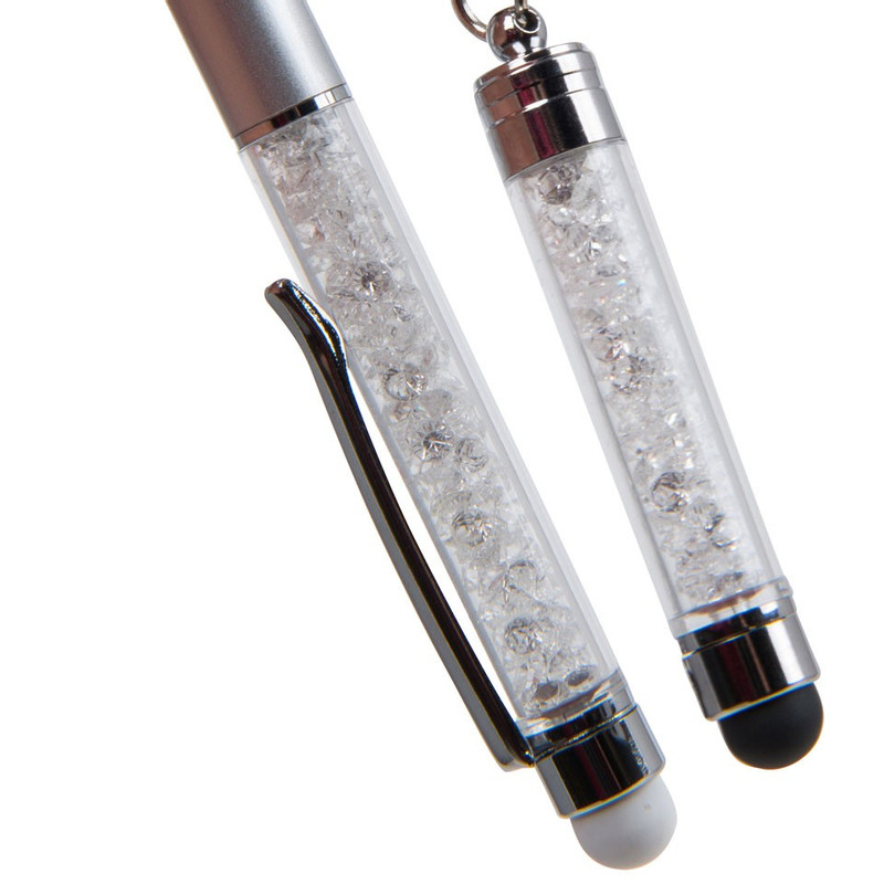 Stylus pen met mini stylus pen - glitter