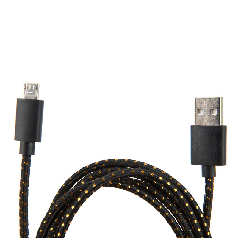 Micro USB kabel - goudglitter -  150 cm