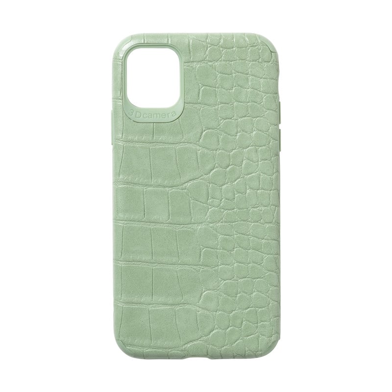 Telefoonhoes croco voor Iphone XR/11 - groen