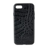 Iphone 7/8 hoesje croco - zwart