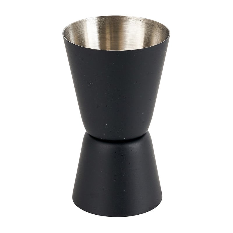 Cocktail barmaatje - zwart - 6.7x3.2x3.8 cm