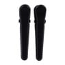 Vershoudclips zwart - 8 cm - set van 2
