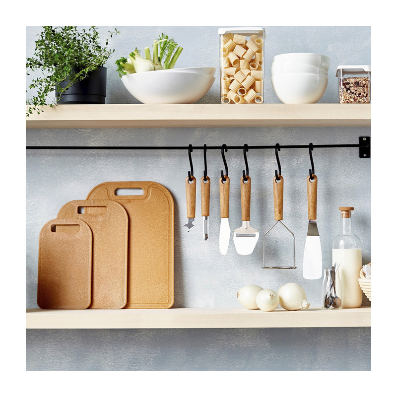 GastroMax snijplank bio - bruin - 25x15 cm