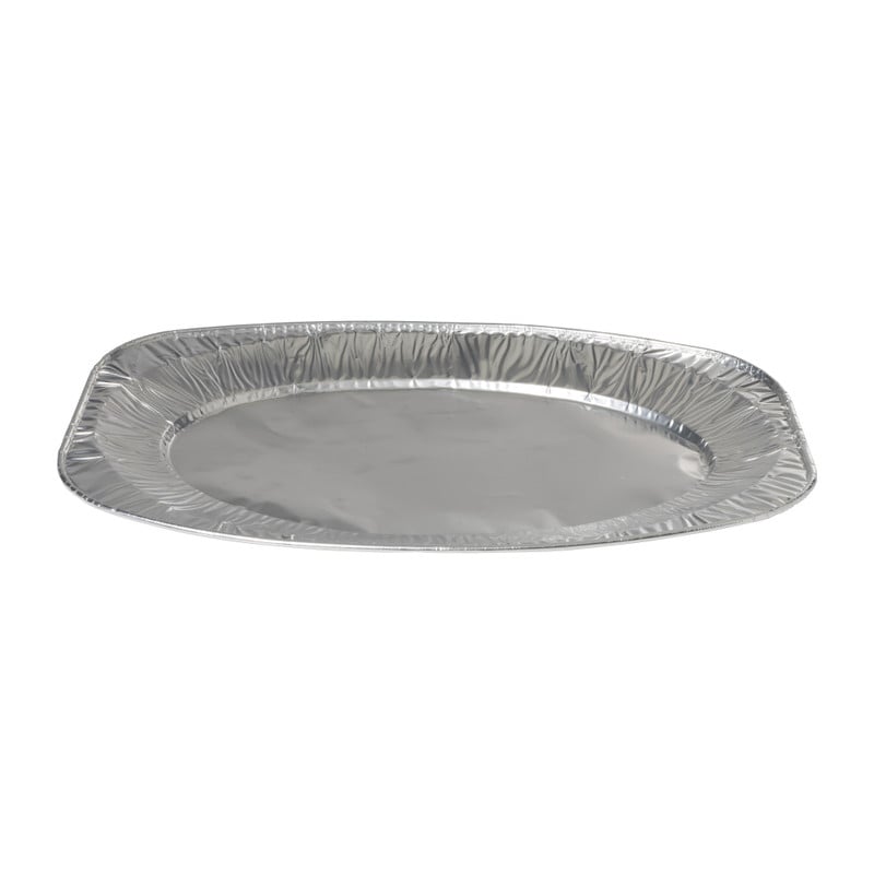 Serveerschaal - aluminium - 2.9x42.6x28.6 cm - set van 2