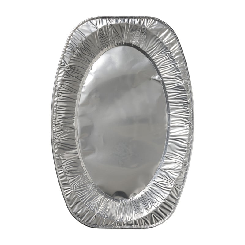 Serveerschaal - aluminium - 2.9x42.6x28.6 cm - set van 2