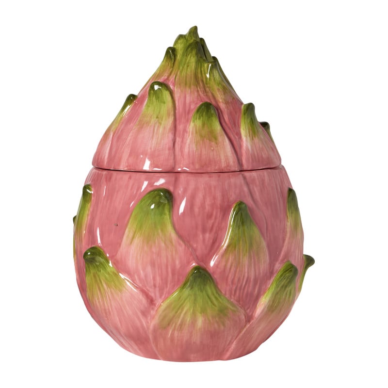 Opbergpot dragonfruit - roze - ø20x28 cm