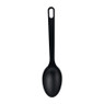 Dienlepel - groot- zwart - 27 cm