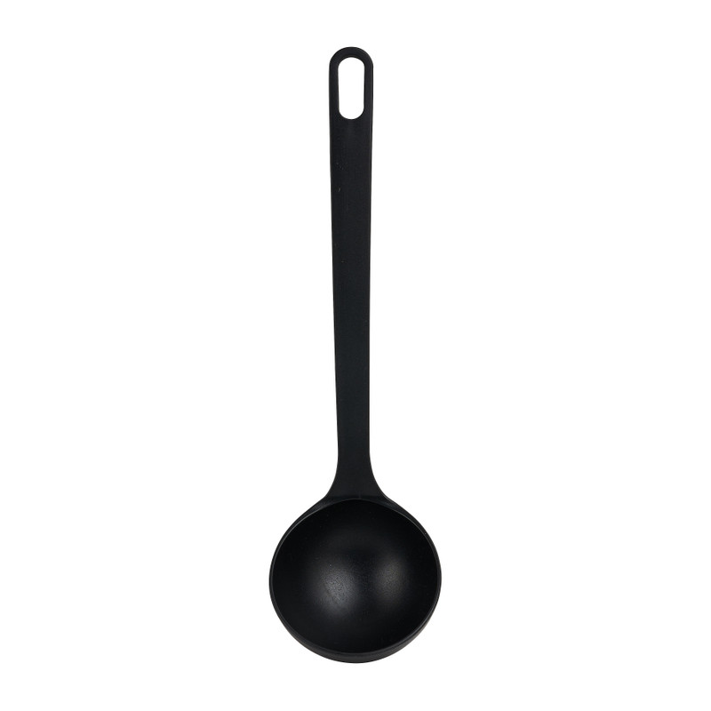 Soeplepel - zwart - 28 cm