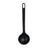 Soeplepel - zwart - 28 cm