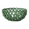 Broodmand keramiek - groen - ø20x9 cm