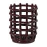 Keukengerei pot keramiek - bordeaux rood - ø13.8x16 cm