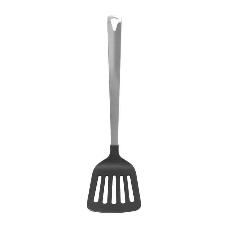 Spatel met sleuf London - zilverkleurig - 31 cm
