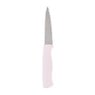 Mes pastel met kartels - diverse kleuren - 19,5 cm