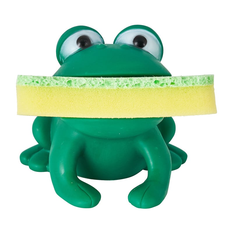 Sponshouder kikker